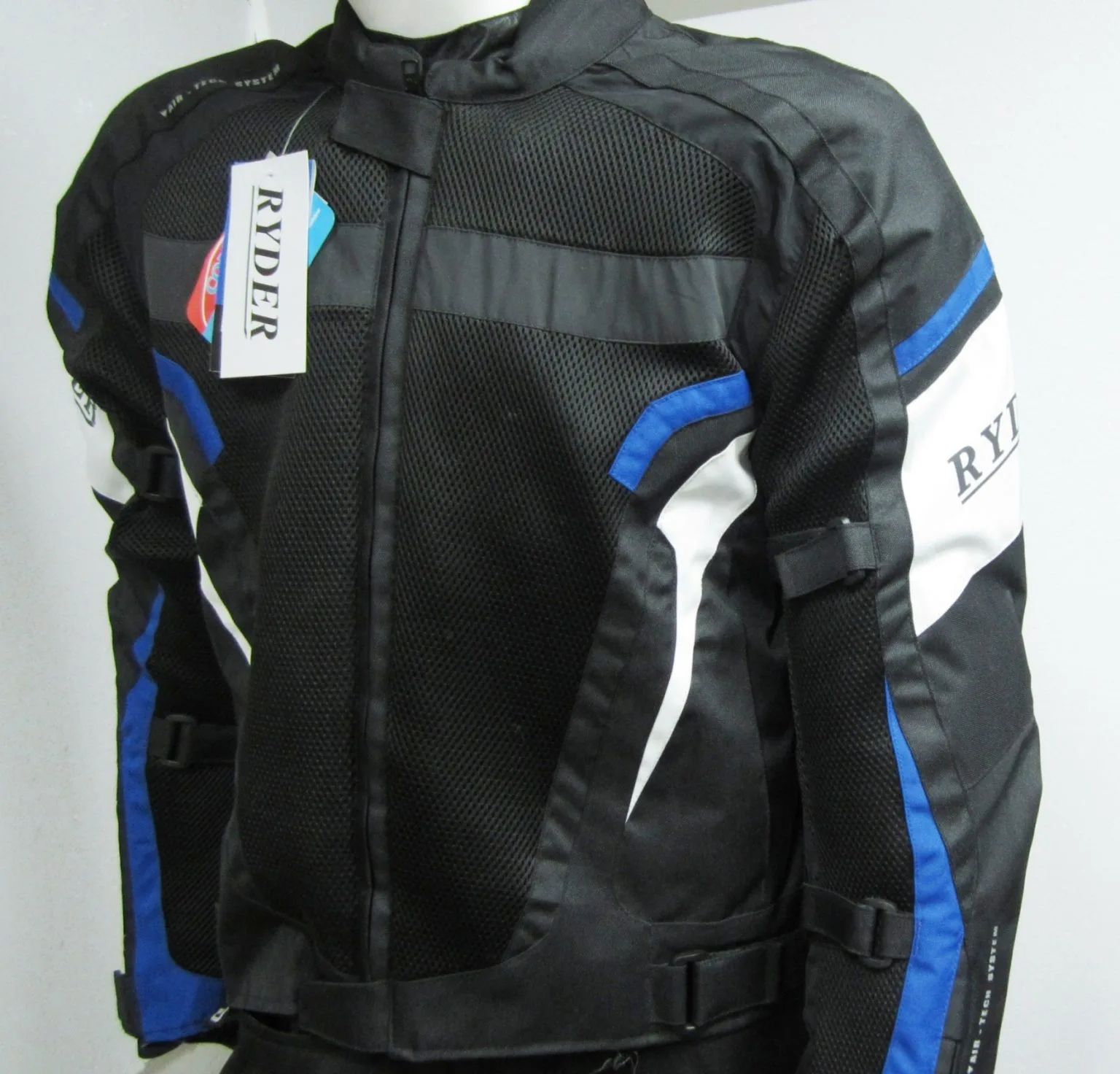 RYDER Vented Motorcycle Road Jacket (blue/black)