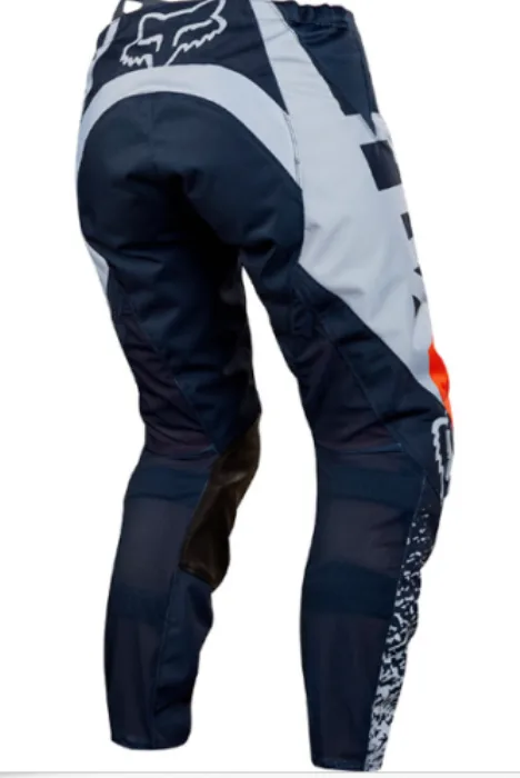 CLEARANCE! Fox Youth Kids motocross dirt bike pants #28 (orange/navy)