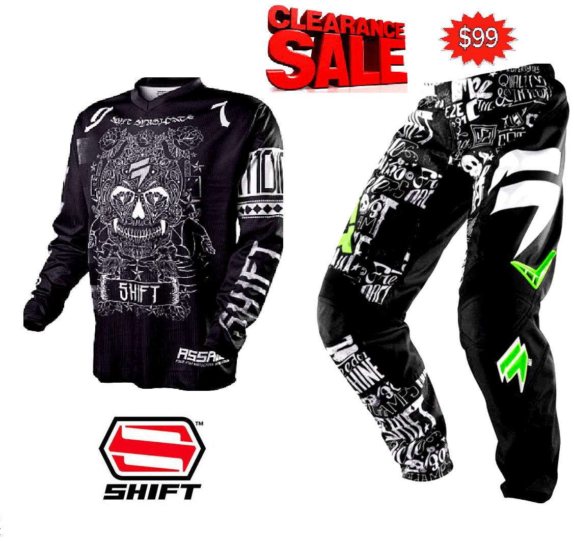 dirt bike riding gear clearance